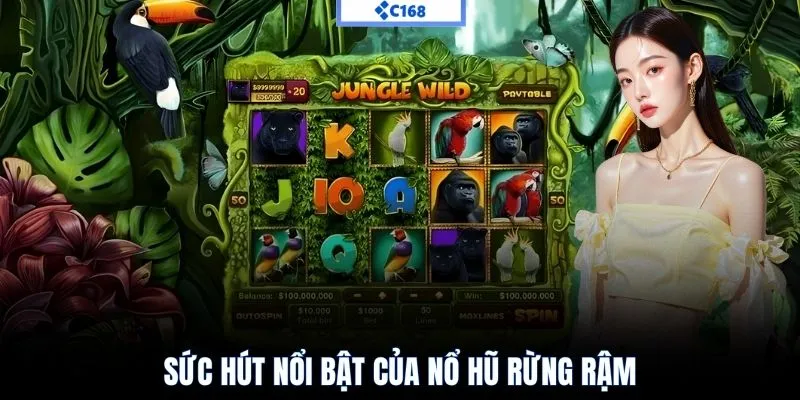 Sức hút nổi bật của nổ hũ rừng rậm